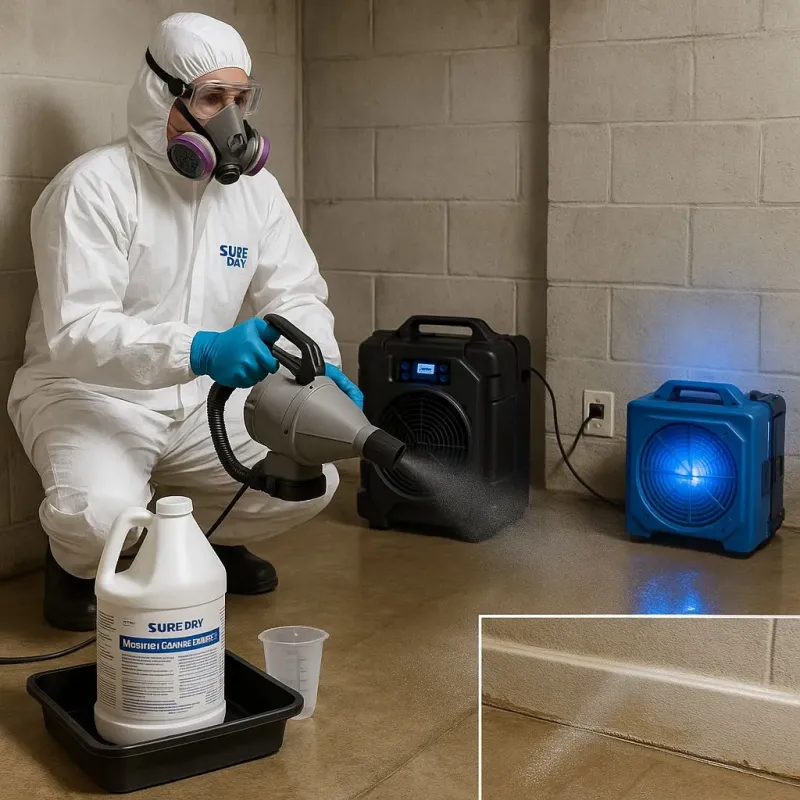 Sanitization and Odor Removal process in Caledonia, MI